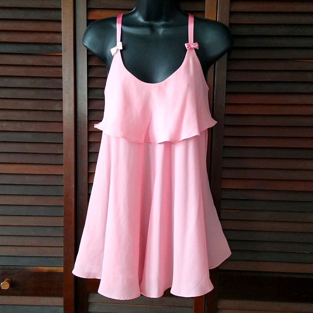 Retro Pink Romance Negligee